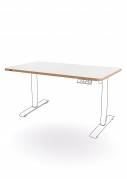 Bordplade t/sidde/st&aring;bord 120x70cm Ergo hvid