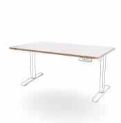 Bordplade t/sidde/st&aring;bord 140x80cm Ergo hvid