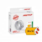METO etiket perm 26x16 neonorange (12rl/1000)