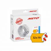 METO etiket perm 32x19 neonorange (10rl/1000)