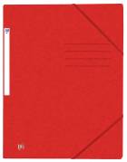 Oxford top file+ 3-flap elasticated folder