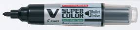 Marker V-Super Color BG rund 0,9mm sort