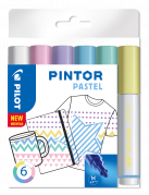 Marker Pintor Medium Pastel Mix 1,4 ass (6)