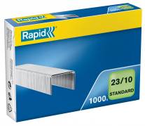Hæfteklammer 23/10 Rapid standard æske a 1.000 stk.