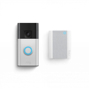 Ring Battery Video Doorbell (Satin Nickel) + Chime (2nd Gen)