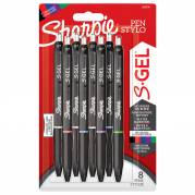 Gelpen Sharpie S-Gel 0,7 blister sort ass farver (8)