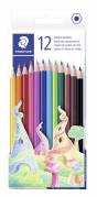 STAEDTLER Farveblyant sekskantet basis farver ass (12)