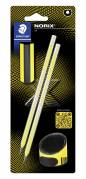 Blyant Norix HB s&aelig;t gul blister (4)