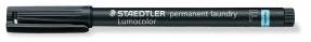 Marker Lumocolor Perm Textil 0,6mm sort blister