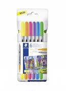 STAEDTLER Fiberpen tusser dobbelt ass (6)