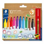 STAEDRLER Fibre tip pen Noris Jumbo 10+2 ass (12)