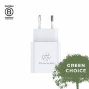 Oplader UPSTRÖM CIRKULÄR 20W USB-C, hvid