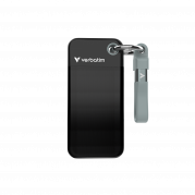 VERBATIM USB 3.2 Gen 2 512GB Pocket SSD, Black/Grey