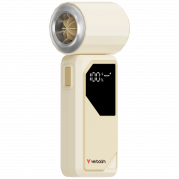 VERBATIM CoolnGo AirJet Handheld Fan White/Silver