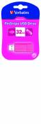 Verbatim Store 'N' Go Pinstripe USB Nøgle - 32 GB Pink