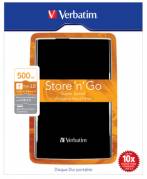 Verbatim 500GB Hard Drive 2,5'' Store 'N' Go USB 3.0, Black