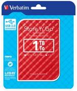 1TB Hard Drive 2,5'' Store N Go red