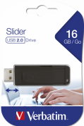 USB 2.0 Store ´N´ Go Slider 16GB, Black