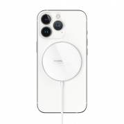 Aura Mini - The Magnetic Wireless Charging Pad, White