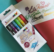 Kreative outliner pen assorted (6) Gold