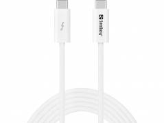 Kabel Sandberg USB-C>C USB4 240W+40Gbps, 2M