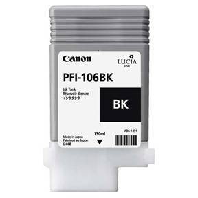 Canon PFI 106 BK Sort