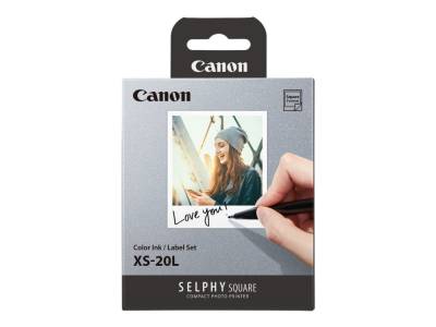 Canon XS-20L Farve (cyan, magenta, gul) Kassette og papirs&aelig;t til print-b&aring;nd 4119C002