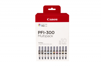 Canon PFI MBK/PBK/CO/GY/R/ /PC/PM 10 Ink Cartridge Multipack Gr&aring; Gul Cyan Magenta R&oslash;d Fotocyan Fotomagenta Chroma-optimisering Mat sort Foto-sort