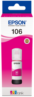 Epson 106 Magenta 1900 fotos Bl&aelig;kbeholder C13T00R340