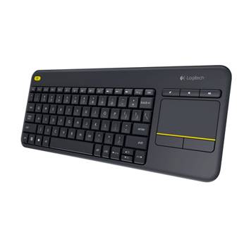 Logitech Wireless Touch Keyboard K400 Plus Tastatur Tr&aring;dl&oslash;s Nordisk