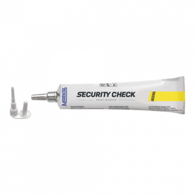 Security Check Paint marker yellow