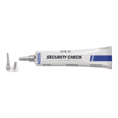 Security Check Paint marker blue