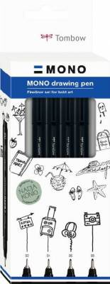 Tombow Fineliner MONO drawing set Fine (4)