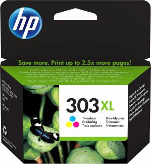 HP 303XL / T6N03AE Farve CMY blækpatron 415 sider