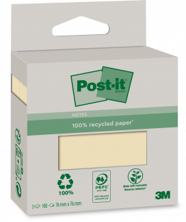 Post-it Canary Yellow 76x76 Recycl (2)