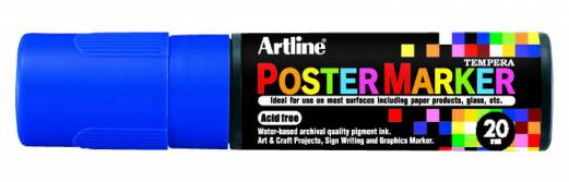 Poster Marker Artline 20 blå