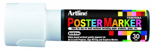 Poster Marker Artline 30 hvid