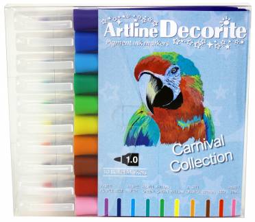 Artline Decorite bullet pastel 10-sæt