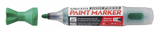 Artline Non-press paint marker 437A Green