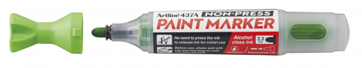 Artline Non-press paint marker 437A Yellow Green