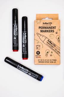 Artline ECO-GREEN 170 2.0mm Dry Safe blue/red (4)