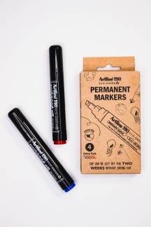 Artline ECO-GREEN 190 2.0-5.0mm Dry Safe blue/red (4)