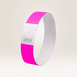Festivalarmbånd Tyvek pink 500 stk