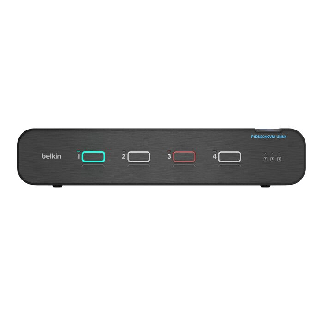 4-Port Dual Head DP/HDMI to DP/HDMI VSD KVM Switch, No CAC P