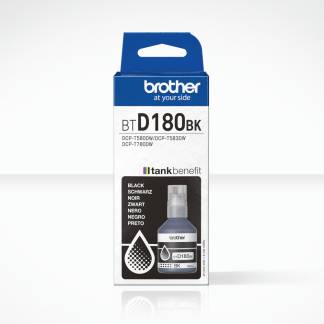 Blæk flaske Brother BTD180BK sort