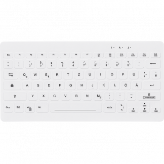 Active Key QuickClean Med Keyboard Rem Cov Mini W White