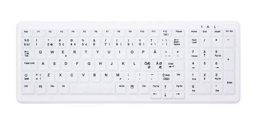 Active Key ClassicClean Med Keyboard Rem Cov Comp WL White