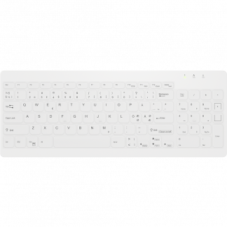 Active Key QuickClean Med Keyboard IP65 Compact WL White