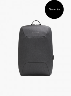 16'' Charlottenborg Recycled Backpack, Charcoal