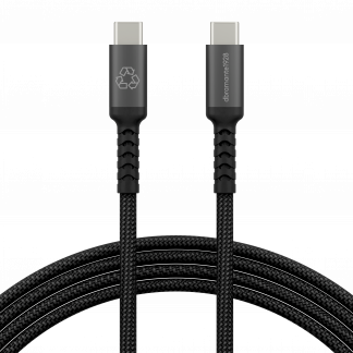 dbramante1928 re-charge it USB Type-C kabel 2m Sort